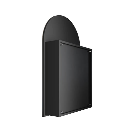 VC5080B Arch Black Mirror Cabinet