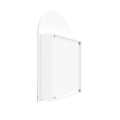 VC5080W Arch White Mirror Cabinet