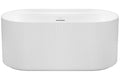 Viva 1500 / 1700 Fluted Freestanding Bath with Integrated Overflow