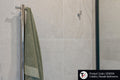 VS900H Straight Round Vertical Single Polished Heated Towel Rail