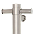 VSH900H Round 240Volt Vertical Single Polished Heated Towel Rail