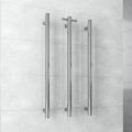 UVS900H Round Polished Non-Heated Vertical Single Towel Rail