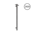 VSH900HBGM Brushed Gun Metal 240Volt Vertical Single Heated Rail