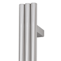 VW900 Polished Stainless Steel Triple Tube Vertical Single Heated Towel Rail