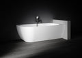 Eleni VX106-1700 Corner Back to Wall Stone Bath Right Hand with Overflow