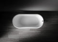 Naomi VX110-1700 Freestanding Slipper Stone Bath with Overflow