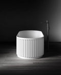 Monroe VX16-1700 Freestanding Fluted Stone Bath