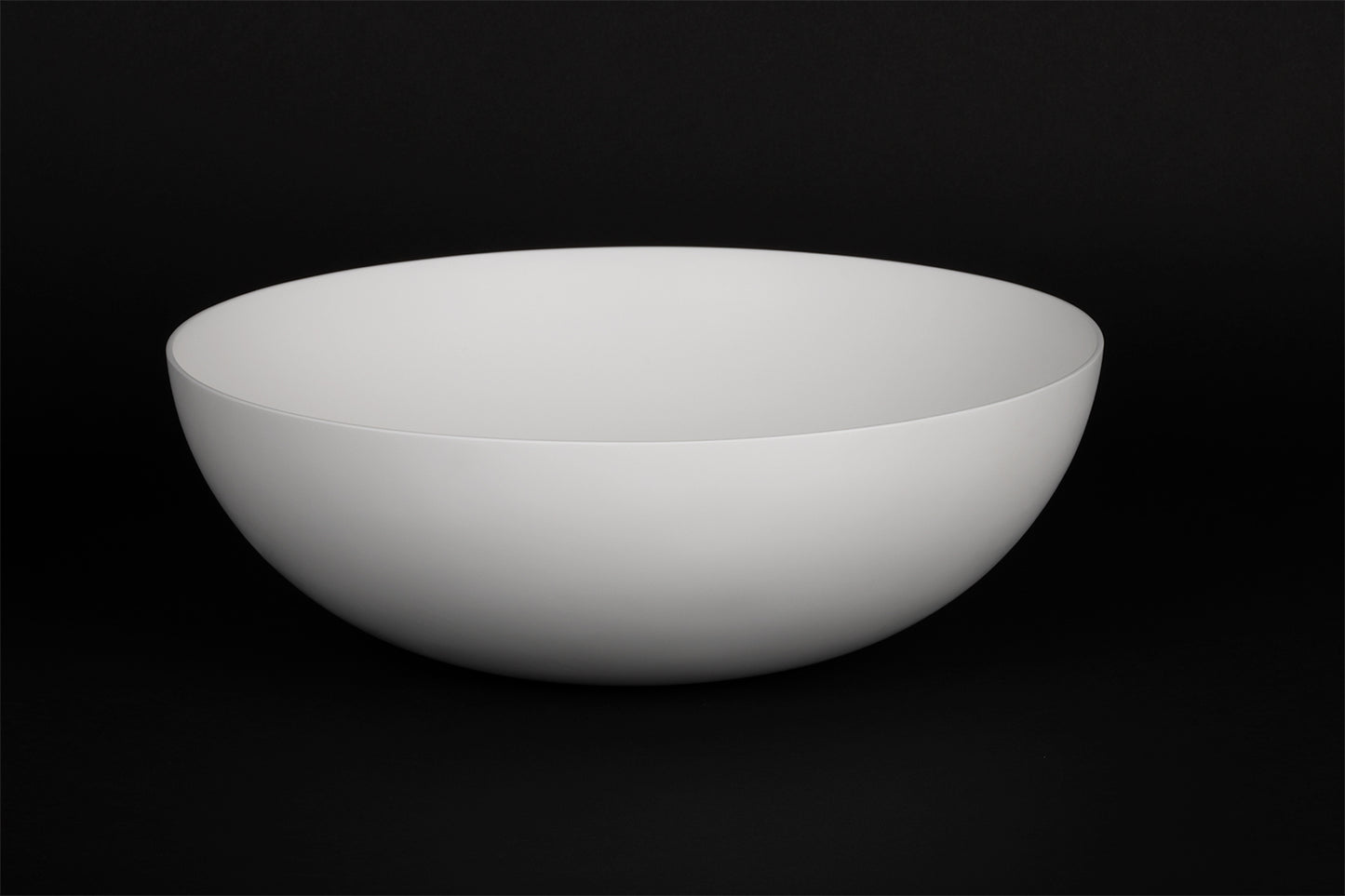 VXA22 Benchtop Round Stone Basin 350mm Matte White