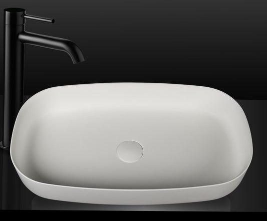 Turin VXA77 Oval Benchtop Stone Basin