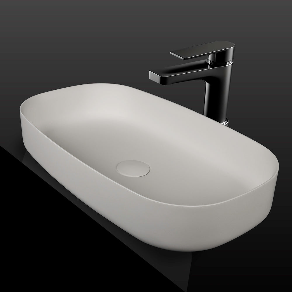 Turin VXA77 Oval Benchtop Stone Basin