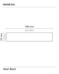 Vesl Rectangle Basin (Lilly Pilly)