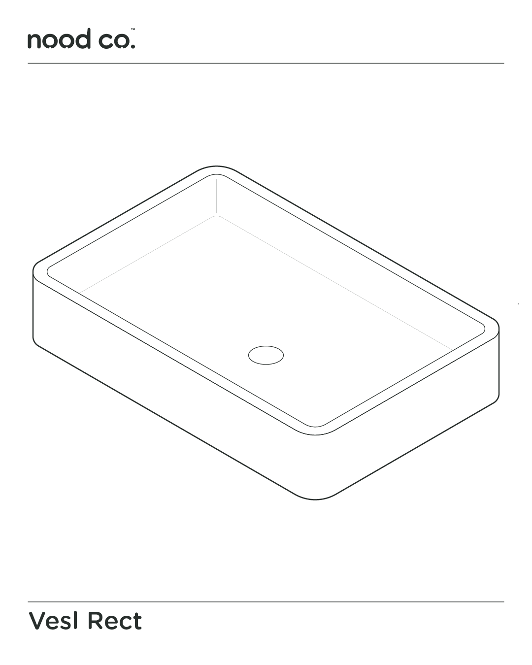 Vesl Rectangle Basin (Karri)