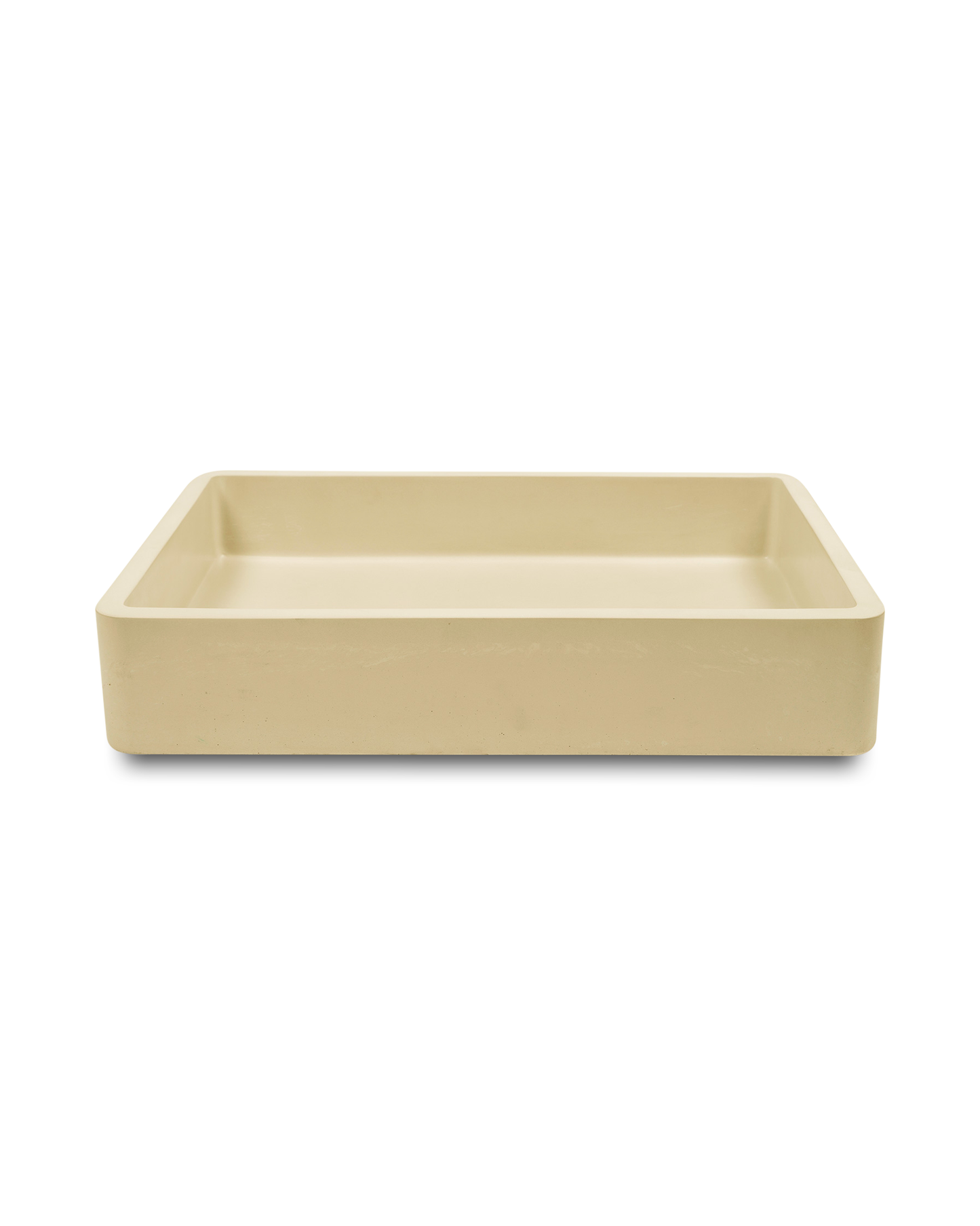 Vesl Rectangle Basin (Custard)