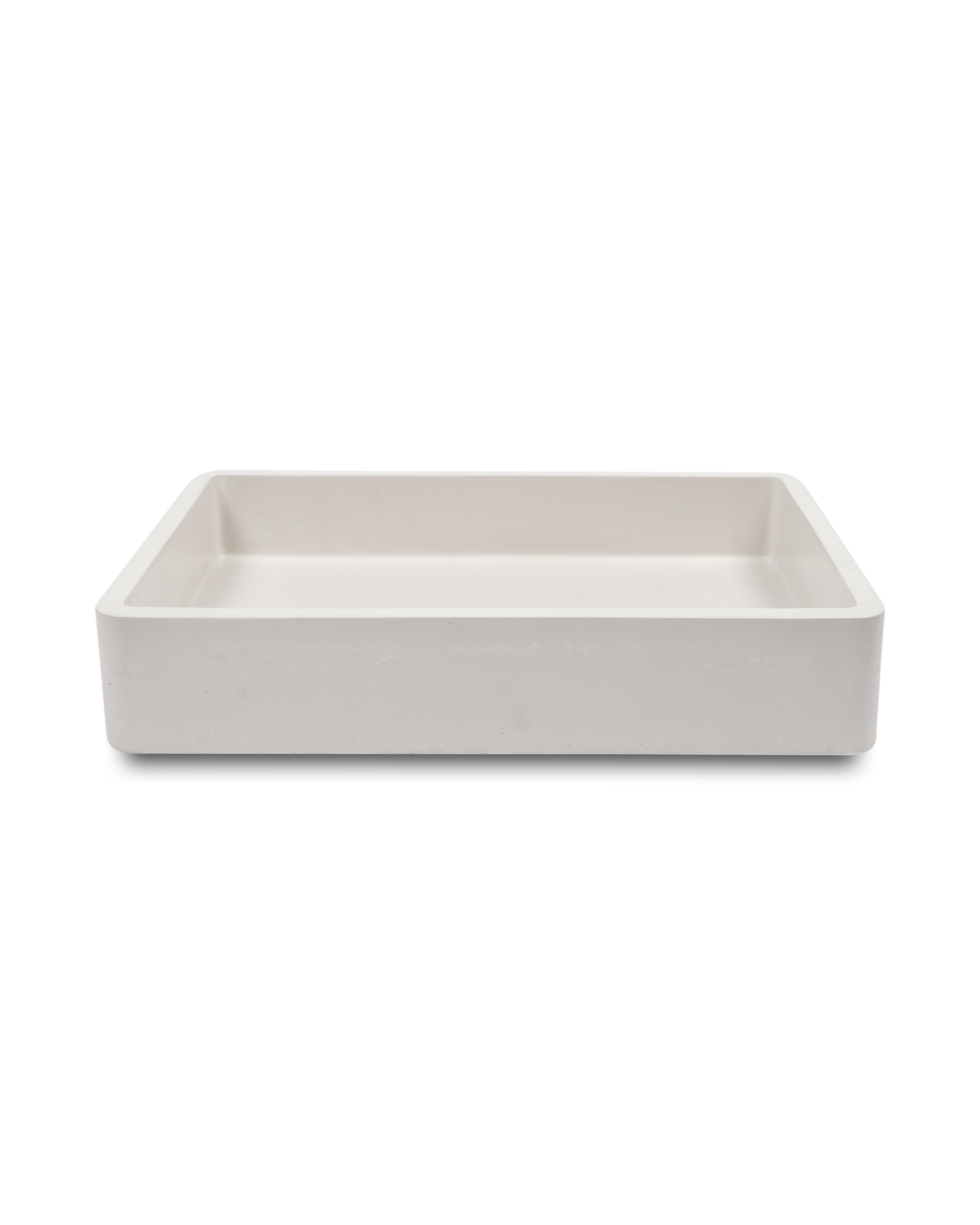 Vesl Rectangle Basin (Ivory)