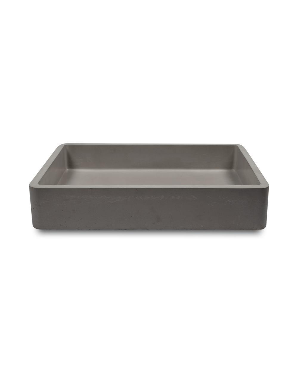 Vesl Rectangle Basin (Mid Tone Grey)