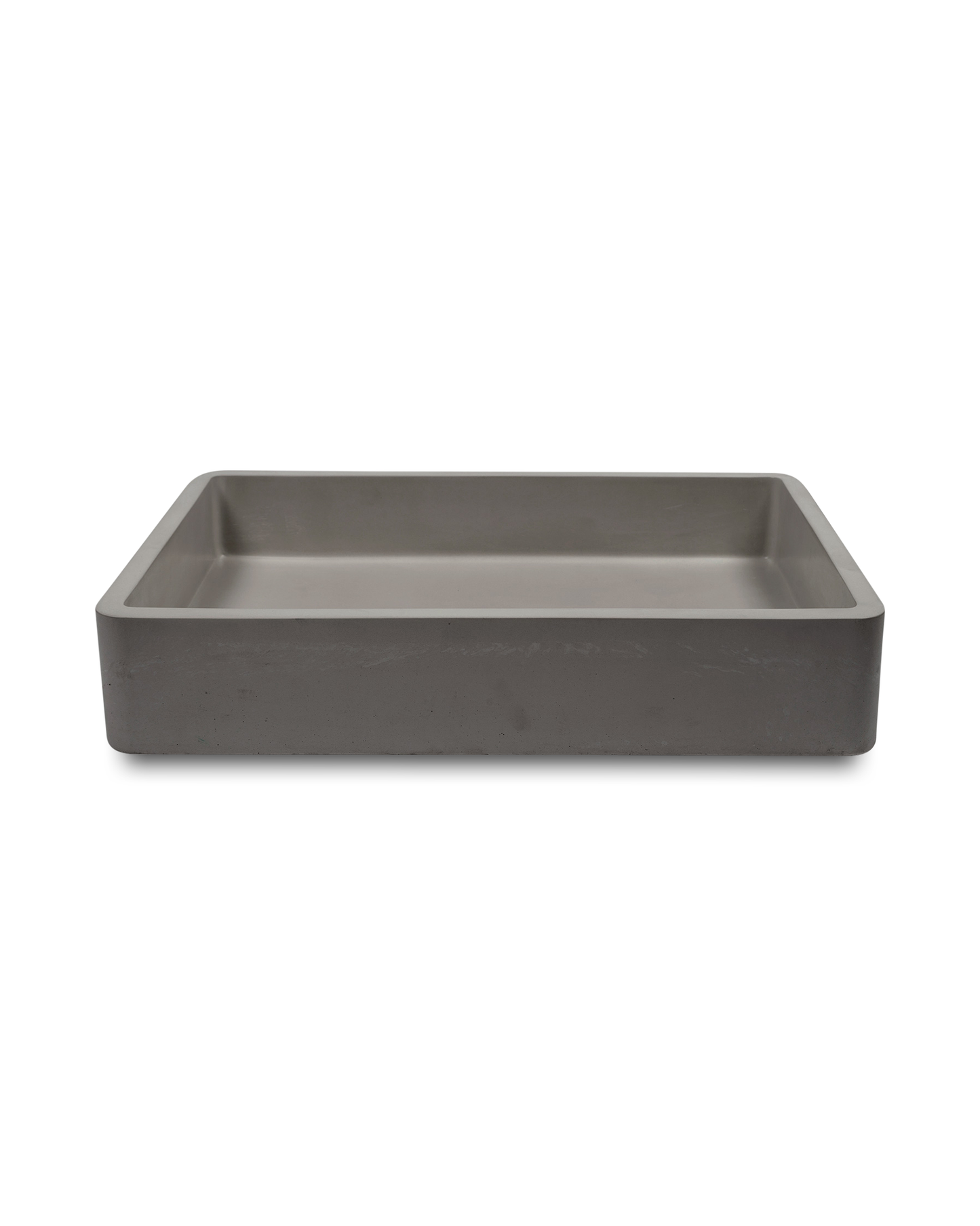 Vesl Rectangle Basin (Mid Tone Grey)