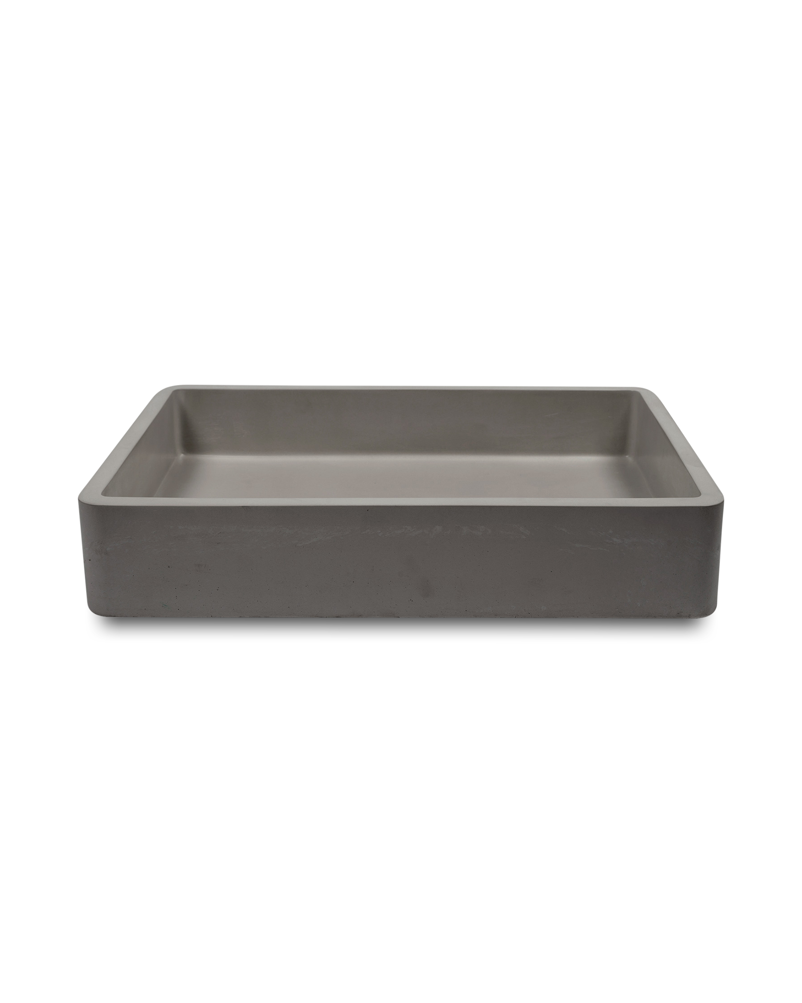 Vesl Rectangle Basin (Mid Tone Grey)