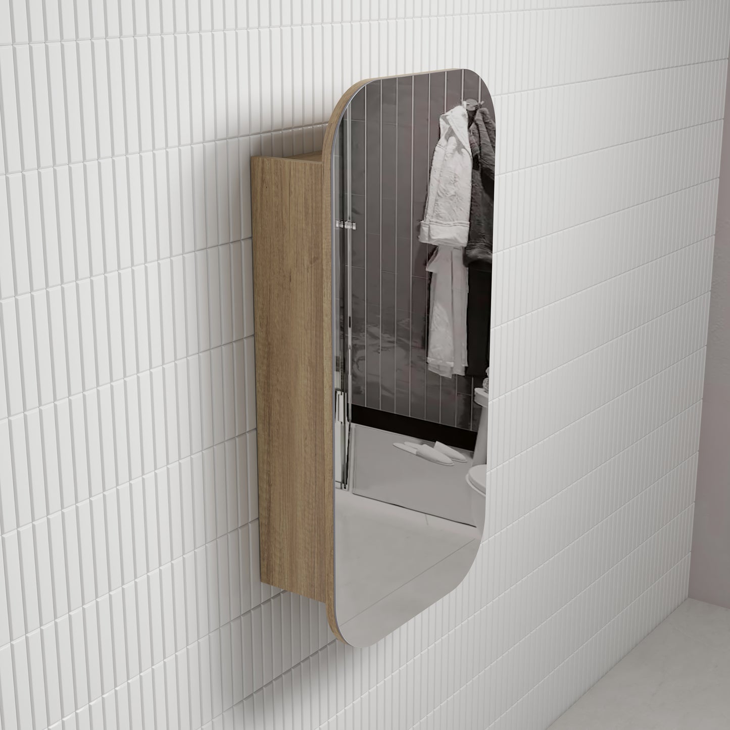 Vienna Shaving Cabinet - Matte White