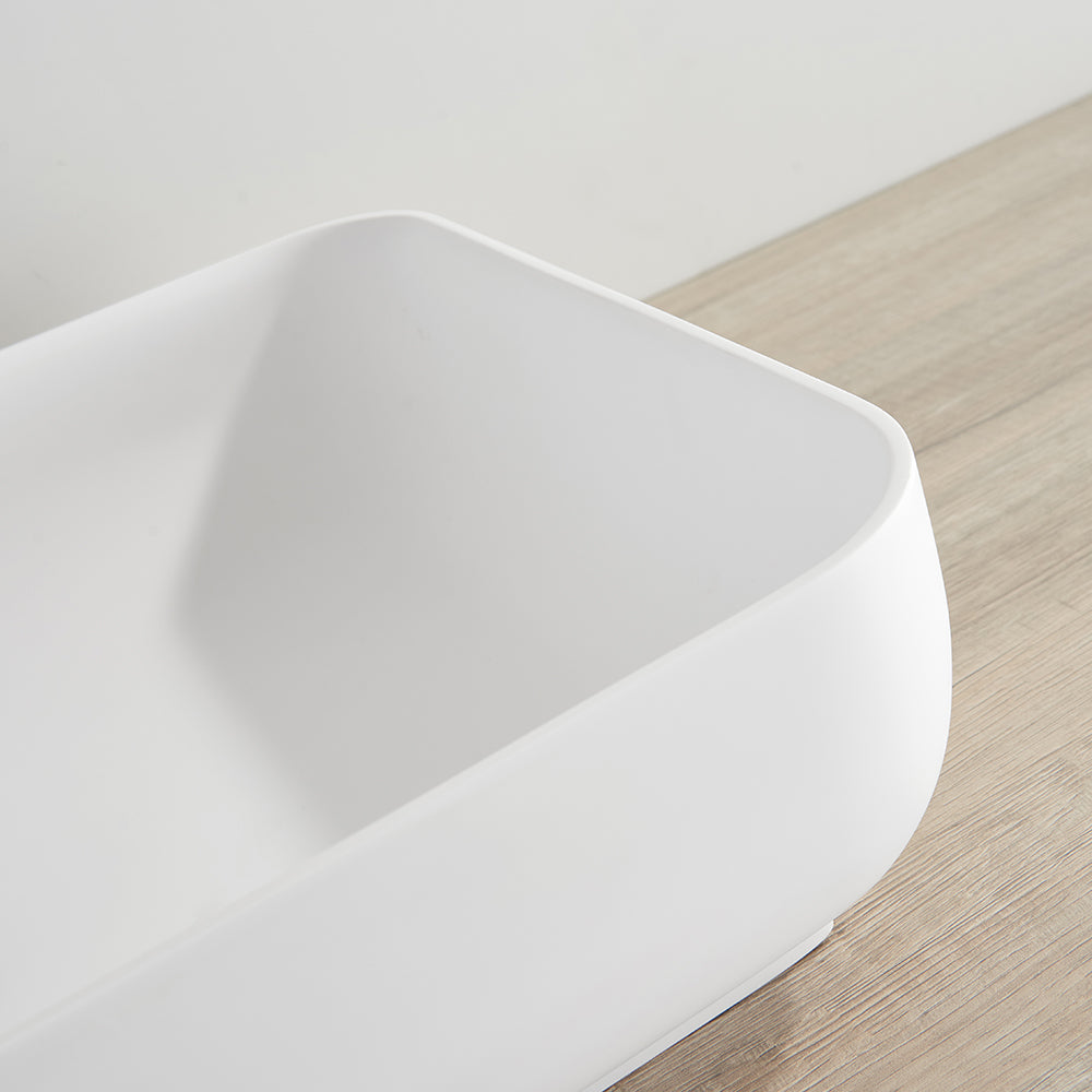 Kliff Solid Surface Above Counter Basin LK-SKA550-MW