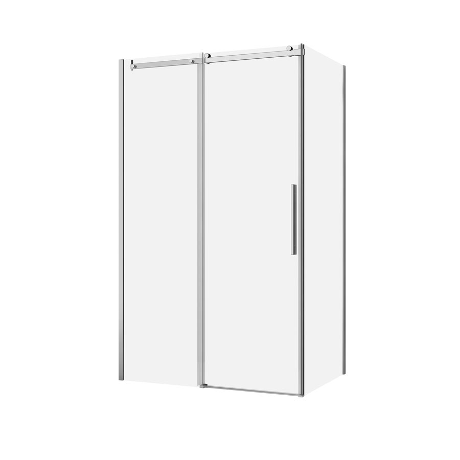 Malanda 1200 Frameless Sliding Shower Screen — Shower Screens & Enclosures, Shower Screen Hardware