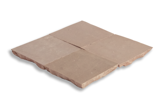 Medina Wheat Moroccan Zellige Square Tile