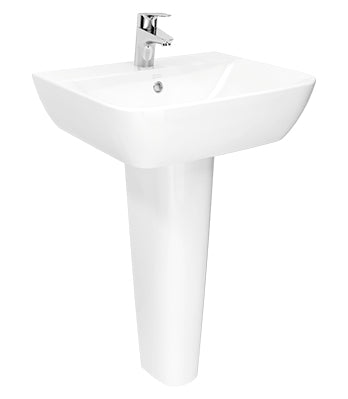 Studio S/Recessed Basin W/Fix 3Th Wh