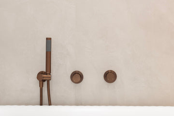 Round Wall Mixer Pinless Handle Trim Kit (in-Wall Body Not Included)