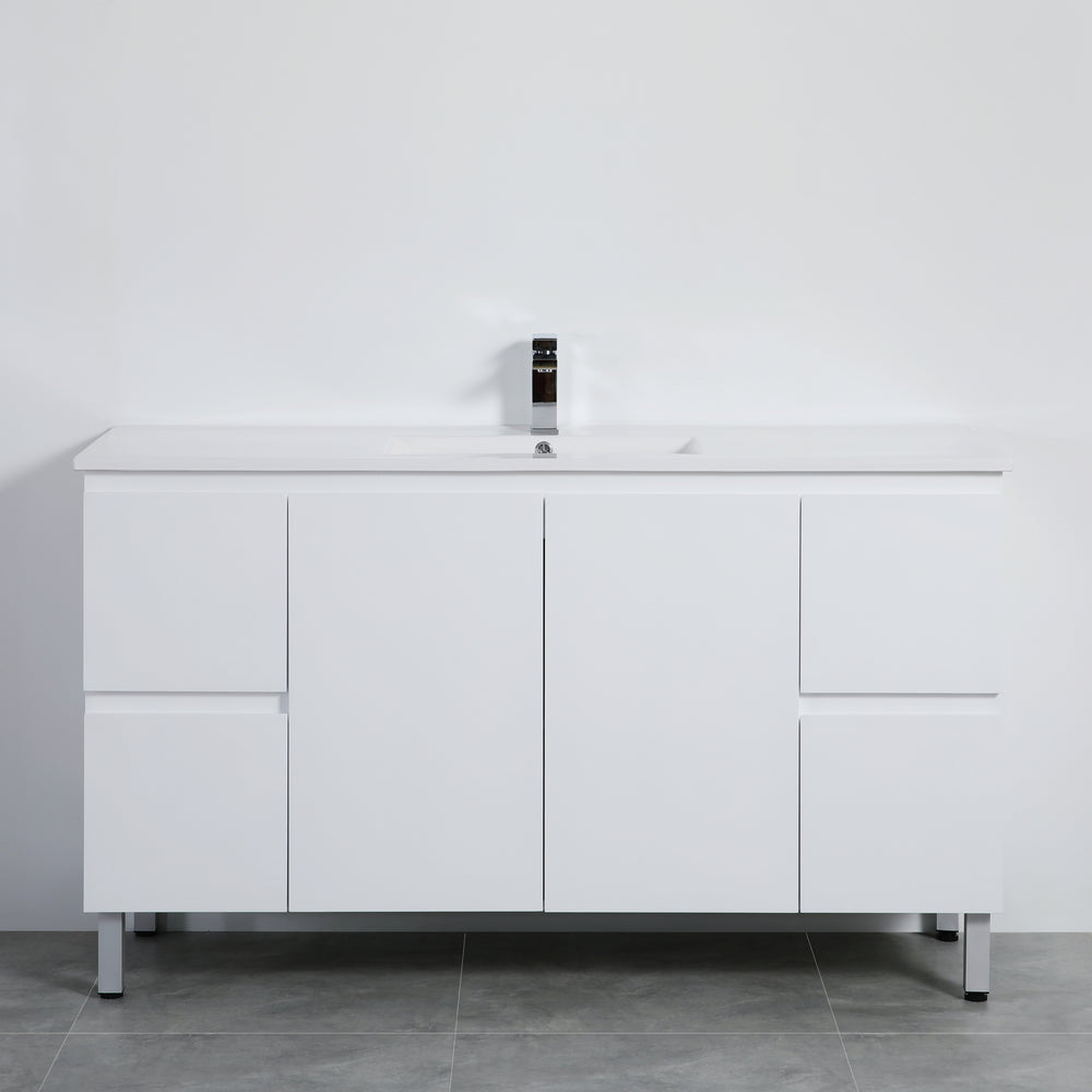 Alpha Free Standing PVC Vanity with soft closing LK-AL154L