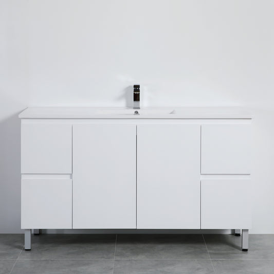 Alpha Free Standing PVC Vanity with soft closing LK-AL154L