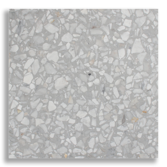 YAMBA ASH GREY LARGE TERRAZZO TILE