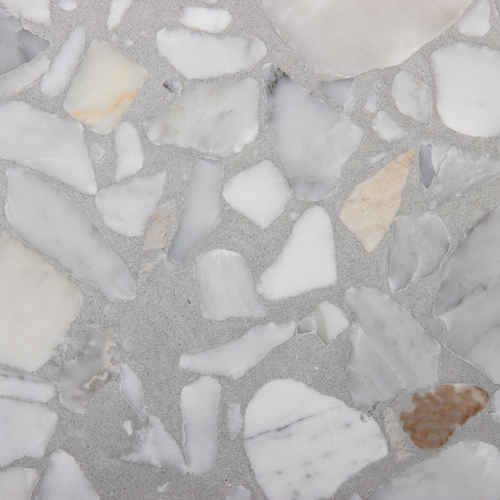 YAMBA ASH GREY LARGE TERRAZZO TILE