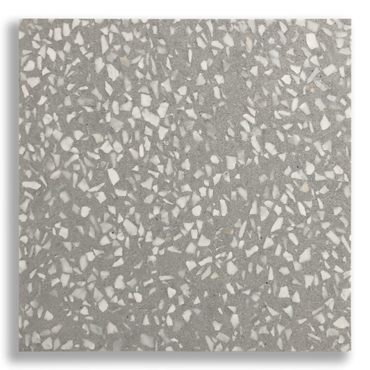 YAMBA GREY BLEND LARGE TERRAZZO TILE