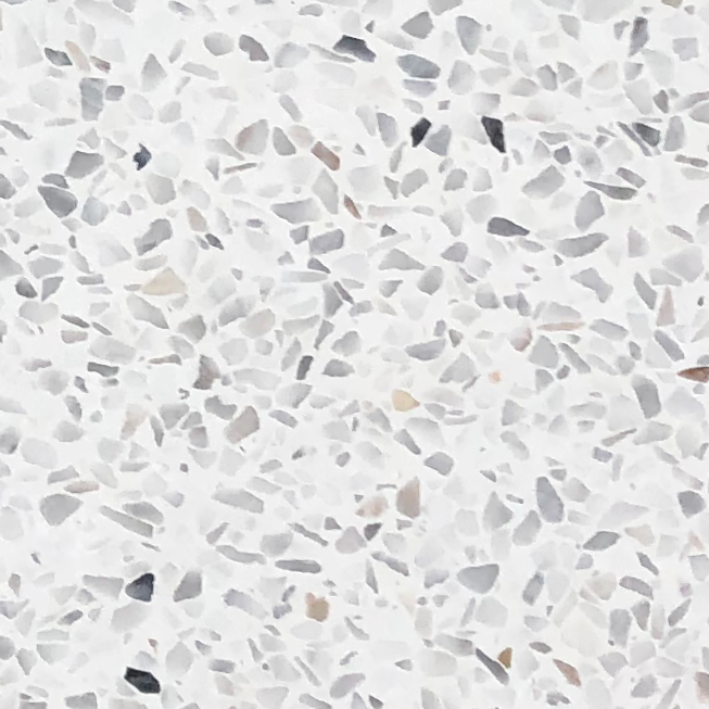 YAMBA WHITE GRAIN LARGE TERRAZZO TILE