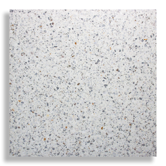 YAMBA WHITE GRAIN MEDIUM TERRAZZO TILE