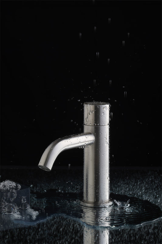ZEN SS316L BASIN MIXER HANDLESS BRUSHED NICKEL