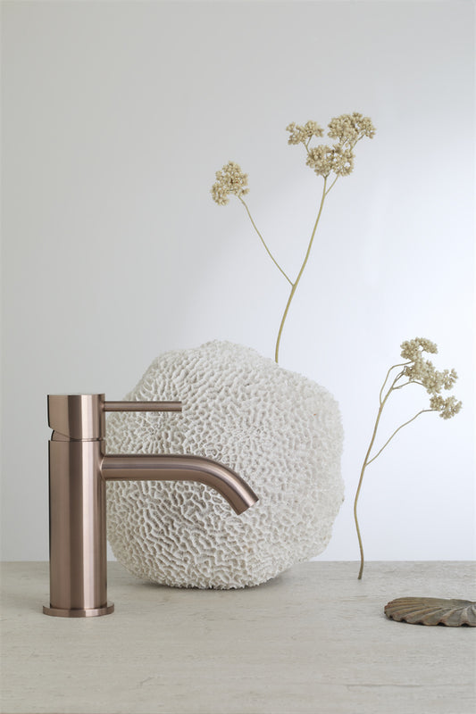 ZEN SS316L BASIN MIXER BRUSHED BRONZE