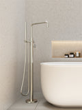 ZEN SS316L FREESTANDING BATH MIXER BRUSHED NICKEL