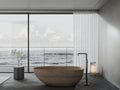 ZEN SS316L FREESTANDING BATH MIXER GRAPHITE