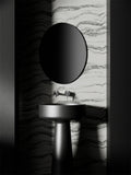 ZEN SS316L WALL BASIN/BATH MIXER SEPARATE BACK PLATE 185/230MM SPOUT BRUSHED NICKEL