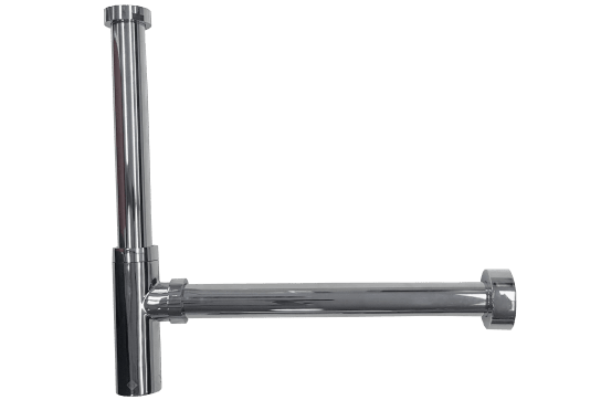 Vertical Extension Pipe for AU4040 Bottle P Trap - Chrome