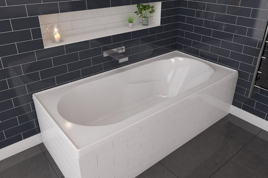 Decina Adatto 1510/1650 Inset Bath — White Baths, Acrylic Baths, Built In Baths, Rectangular Baths