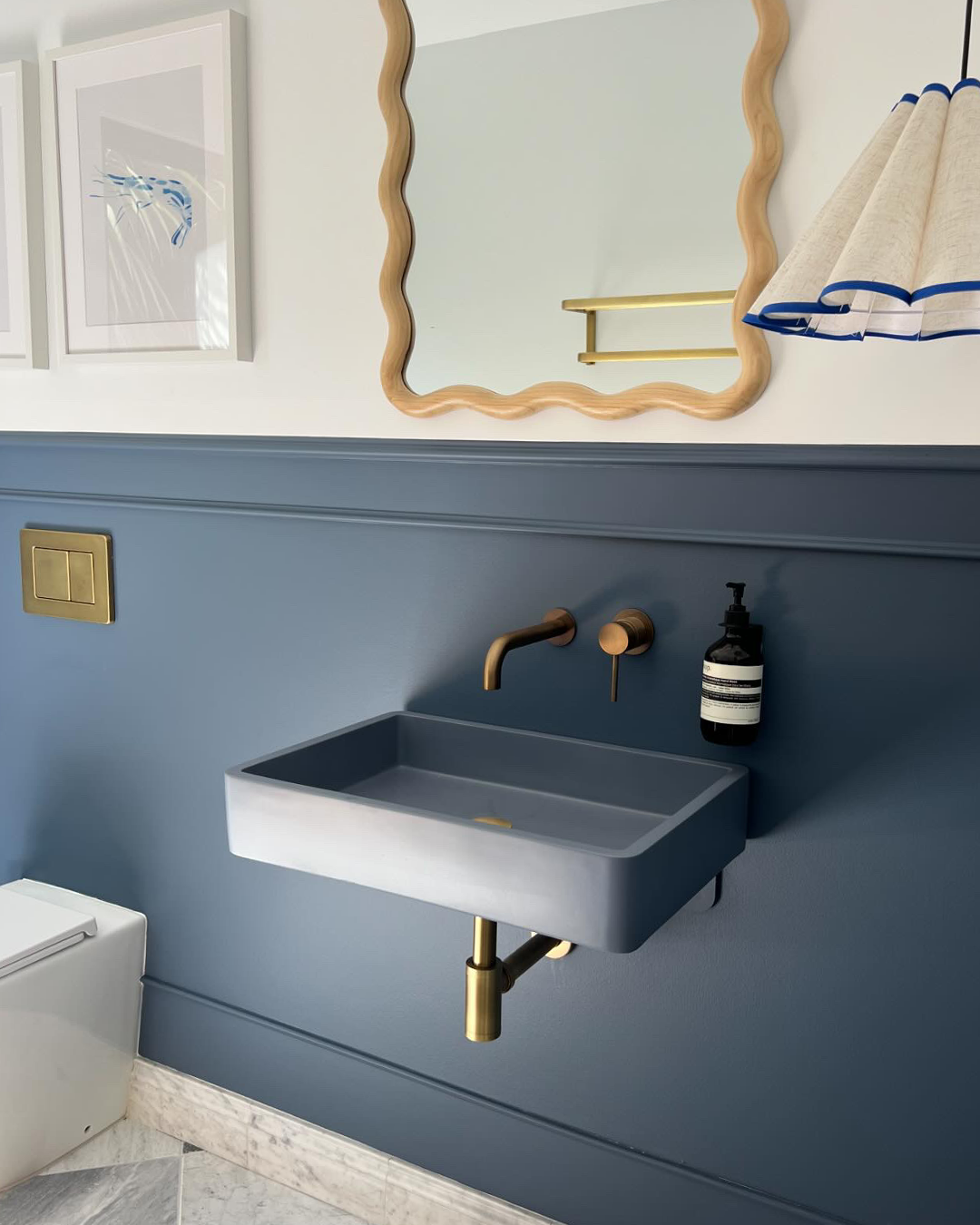 Vesl Rectangle Basin (Copan Blue)