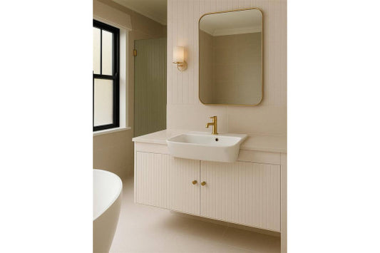 Agres 56 x 35 Semi-Recessed Basin