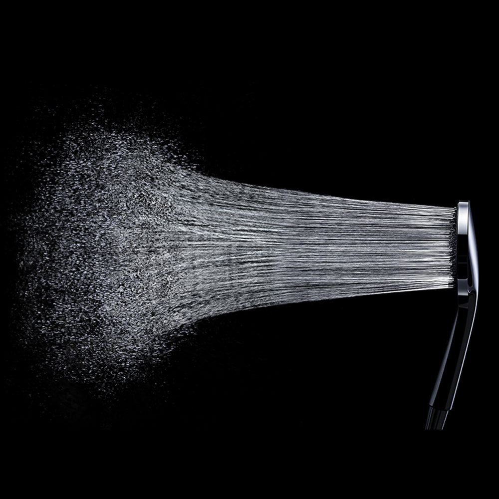 MECCA SHOWER RAIL WITH AIR SHOWER MATTE BLACK