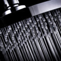 MECCA TWIN SHOWER WITH AIR SHOWER BRUSHED NICKEL