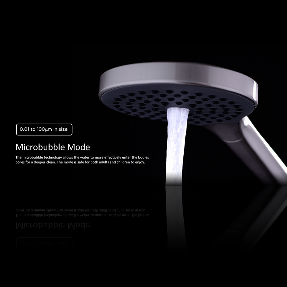 OPAL SHOWER RAIL WITH AIR SHOWER II BRUSHED BRONZE