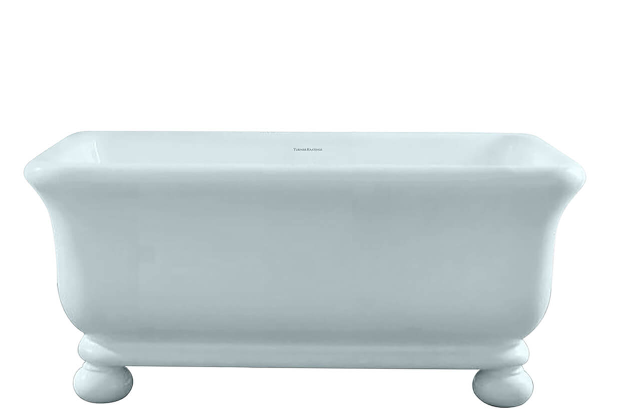 Kirkham 160 x 85 TitanCast Solid Surface Freestanding Bath with Ball Feet - Special Finish