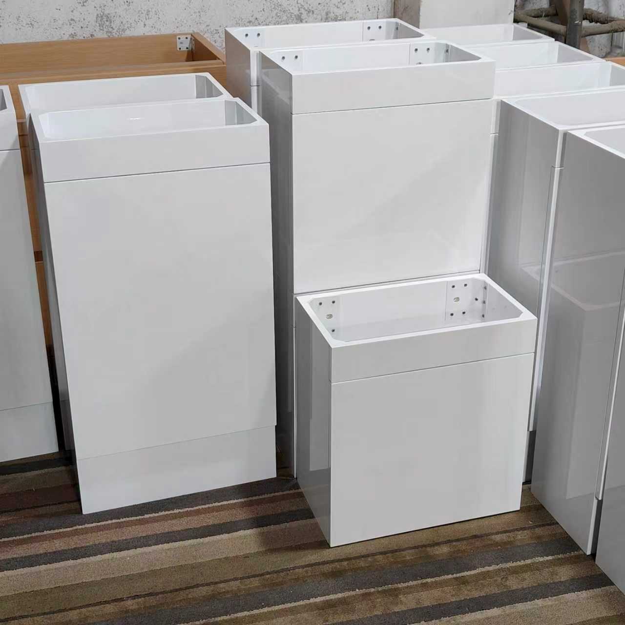 Alpha Mini Floor PVC Vanity with build in kickboard LK-AL42K
