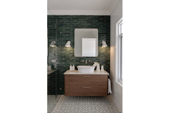 Cambridge 54 x 39 TitanCast Solid Surface Above Counter Basin-Satin Silk White