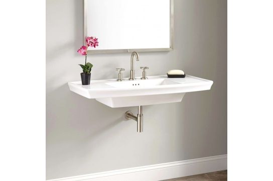 Aurora Adjustable Bottle P Trap - Brushed Nickel